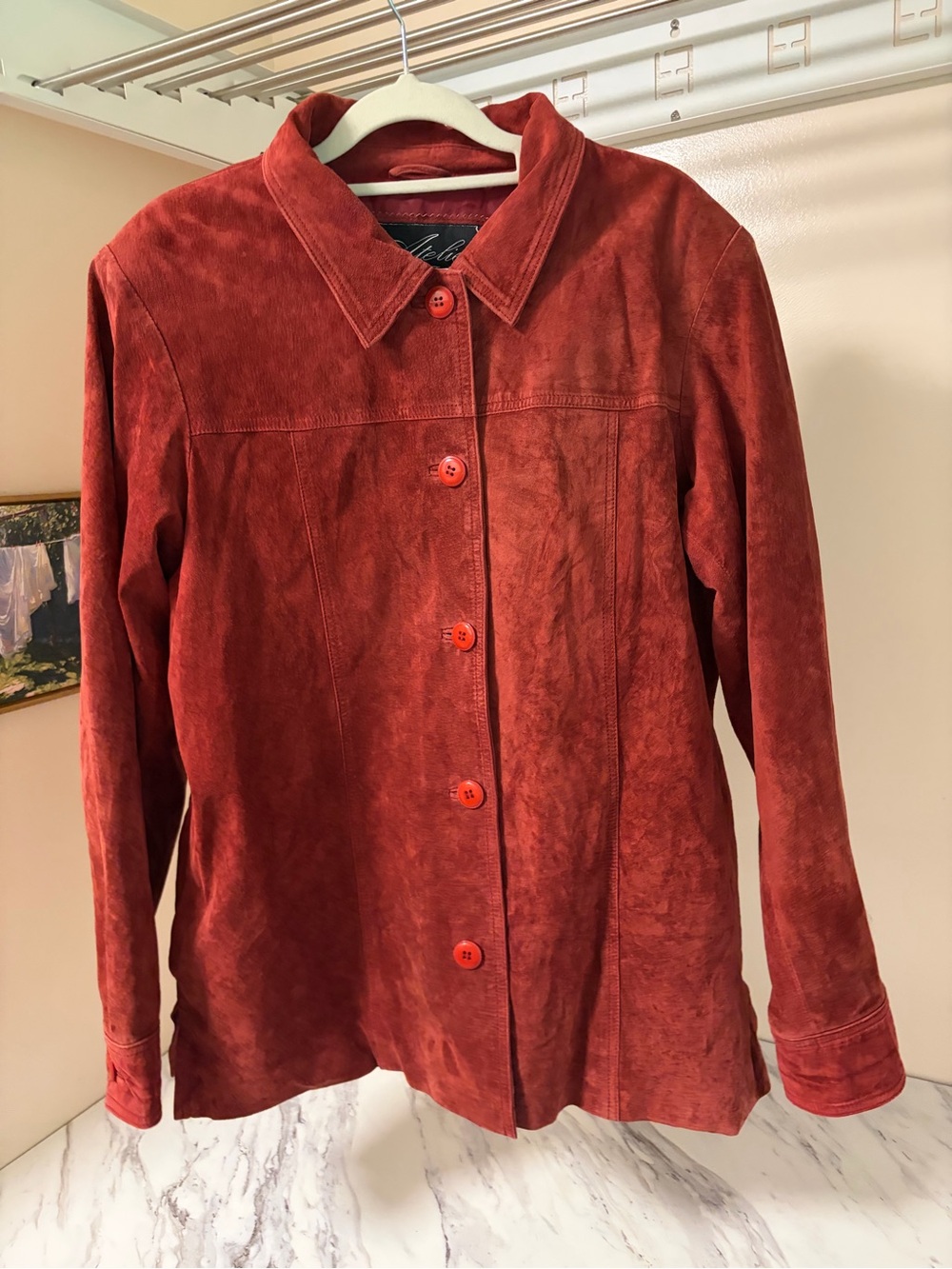 Atelier by B Thomas 100% Genuine Suede Leather - XL